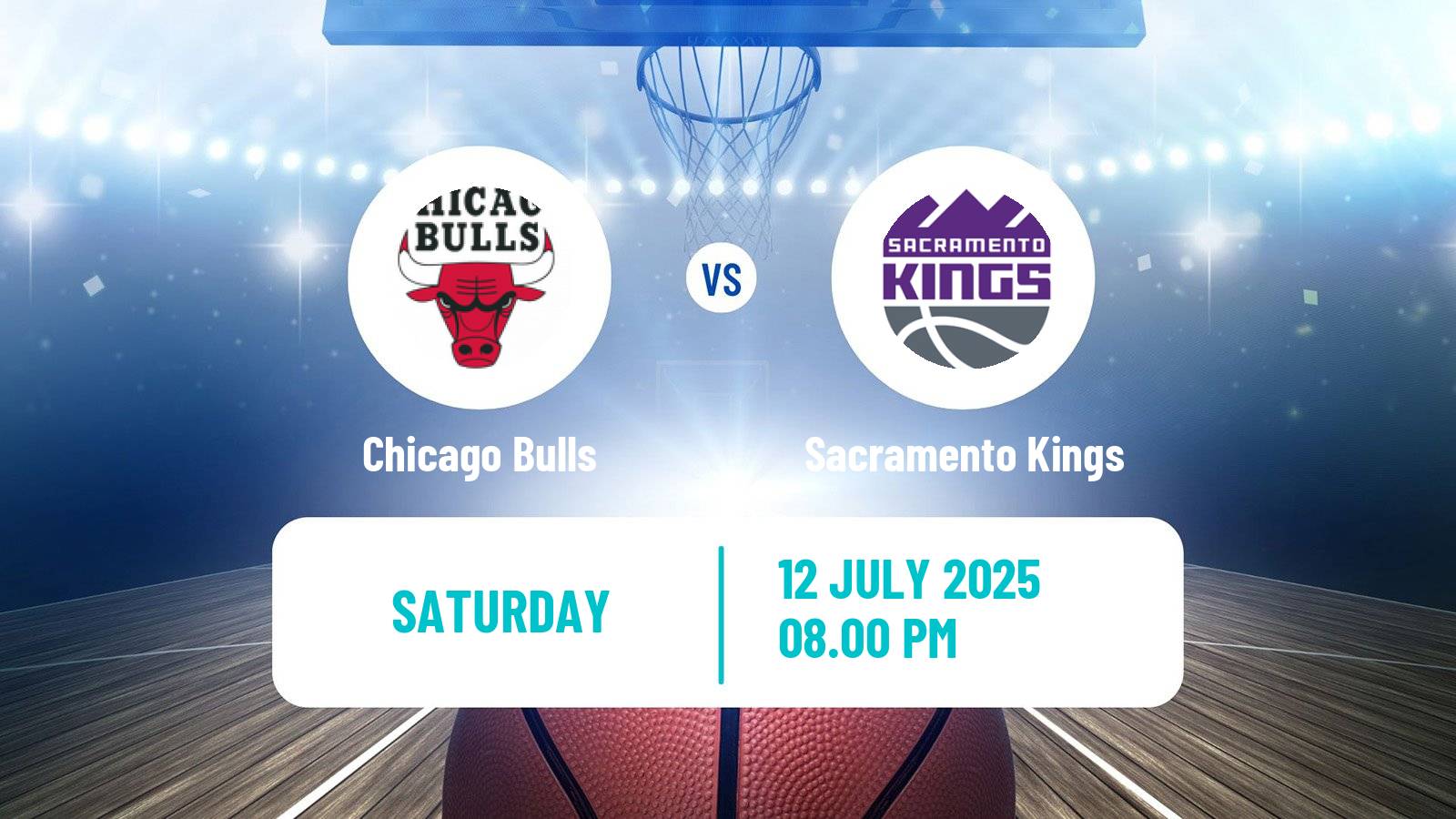 Basketball NBA Las Vegas Summer League Chicago Bulls - Sacramento Kings