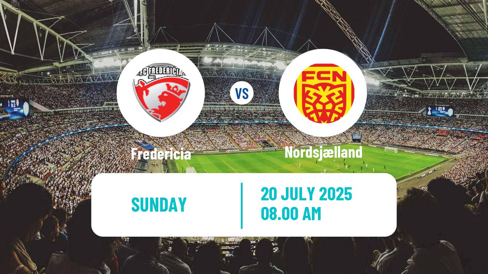 Soccer Danish Superliga Fredericia - Nordsjælland