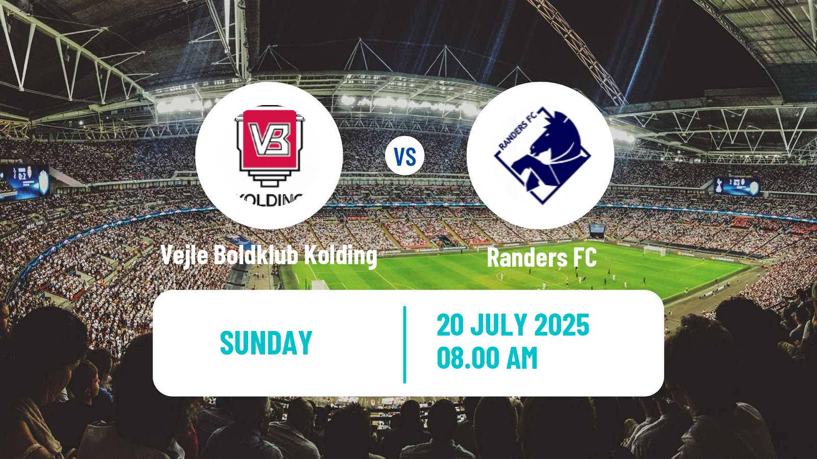 Football Danish Superliga Vejle Boldklub Kolding - Randers FC