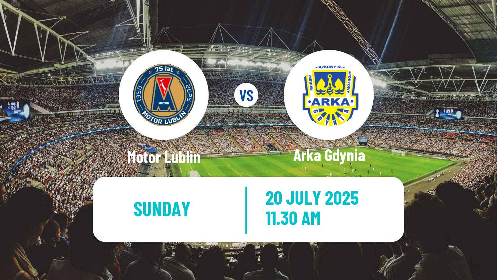 Football Polish Ekstraklasa Motor Lublin - Arka Gdynia