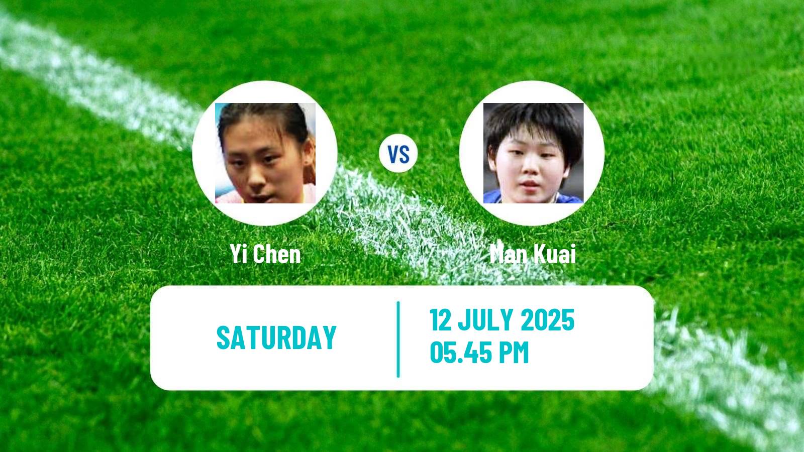 Table tennis United States Smash Women Yi Chen - Man Kuai