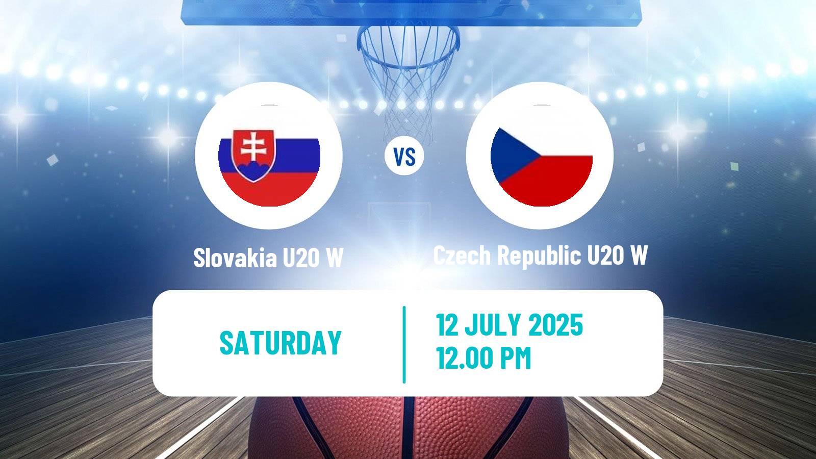 Basketball Friendly International Basketball Women Slovakia U20 W - Czech Republic U20 W