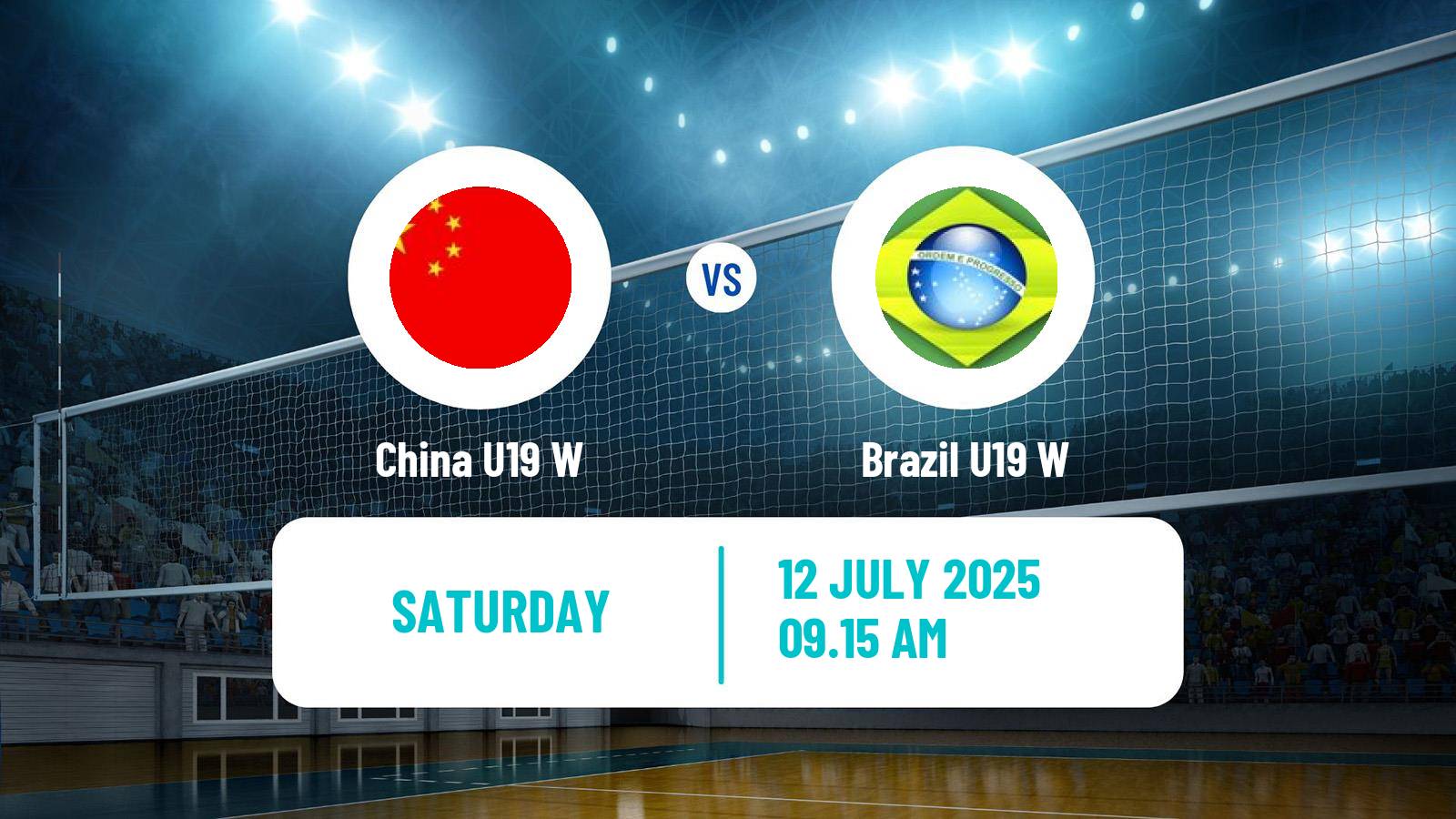 Volleyball World Championship U19 Volleyball Women China U19 W - Brazil U19 W