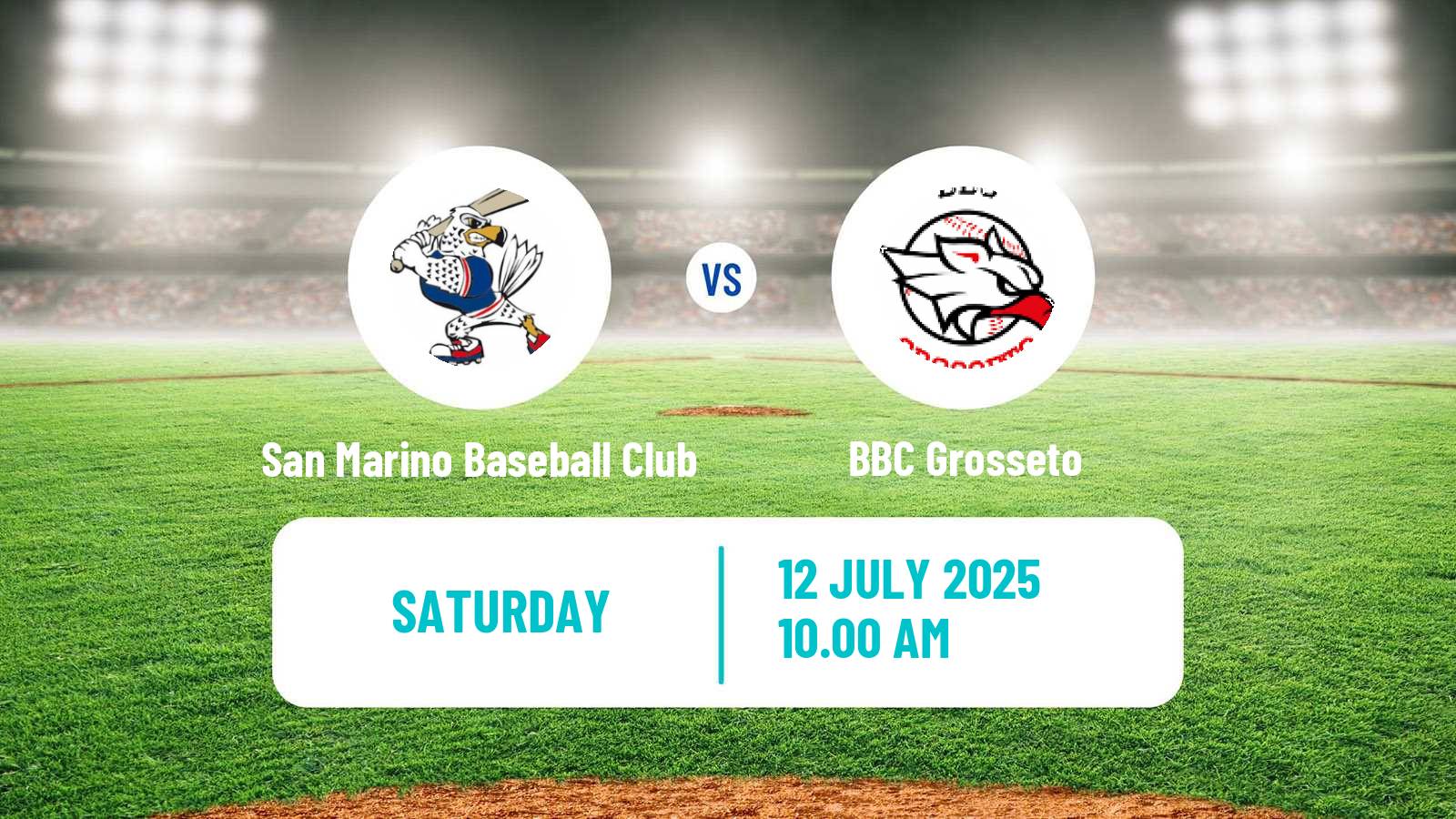 Baseball Italian Serie A1 Baseball San Marino Baseball Club - Grosseto