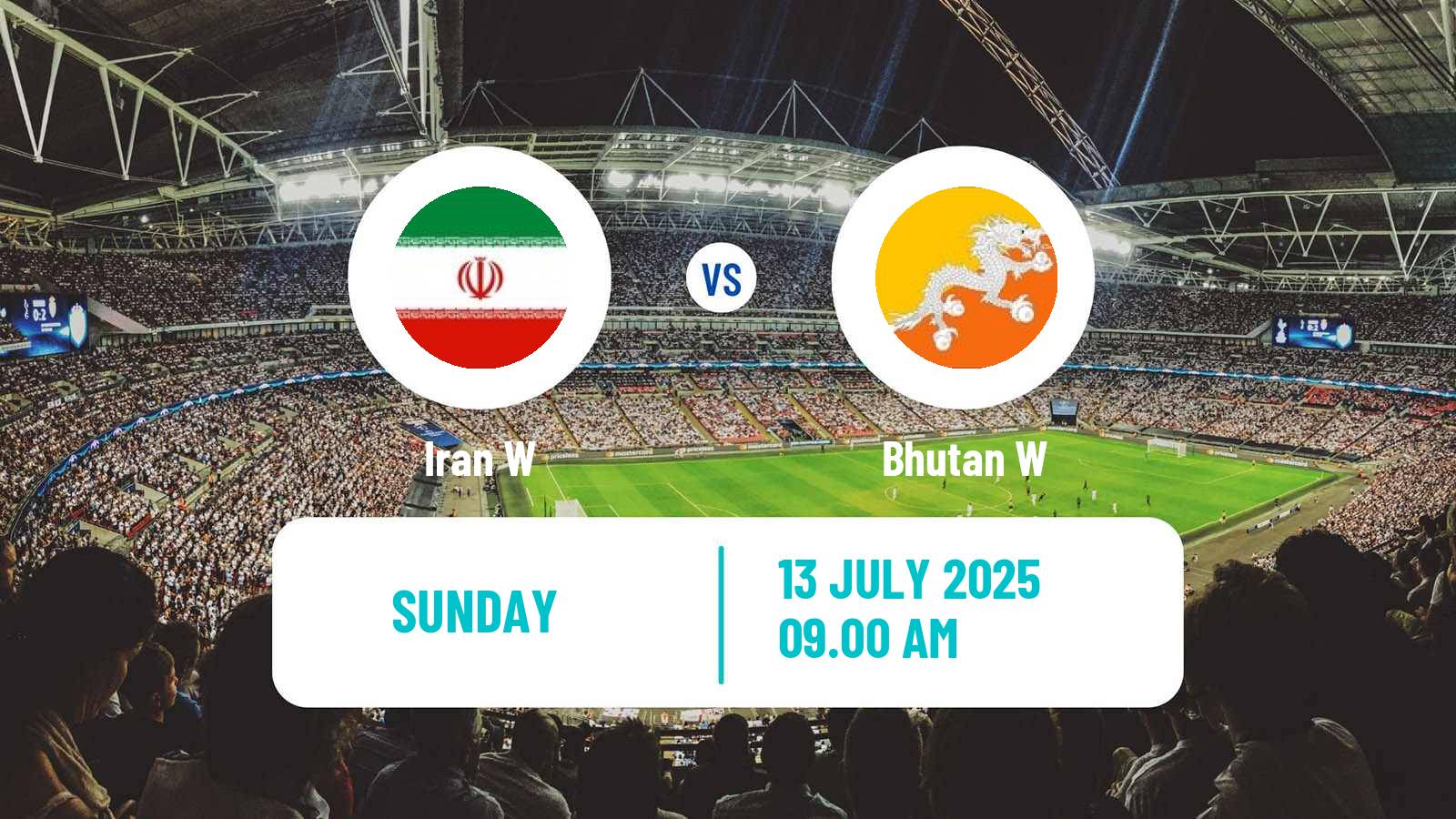 Football Asian Cup Women Iran W - Bhutan W