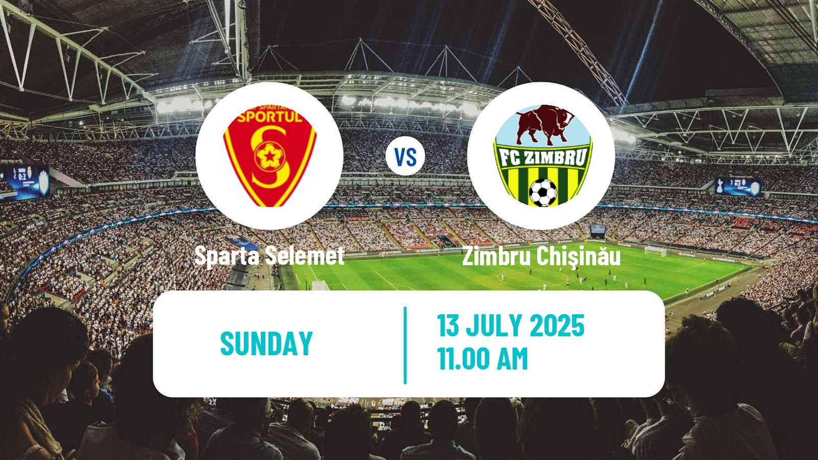Football Moldovan Super Liga Sparta Selemet - Zimbru Chişinău