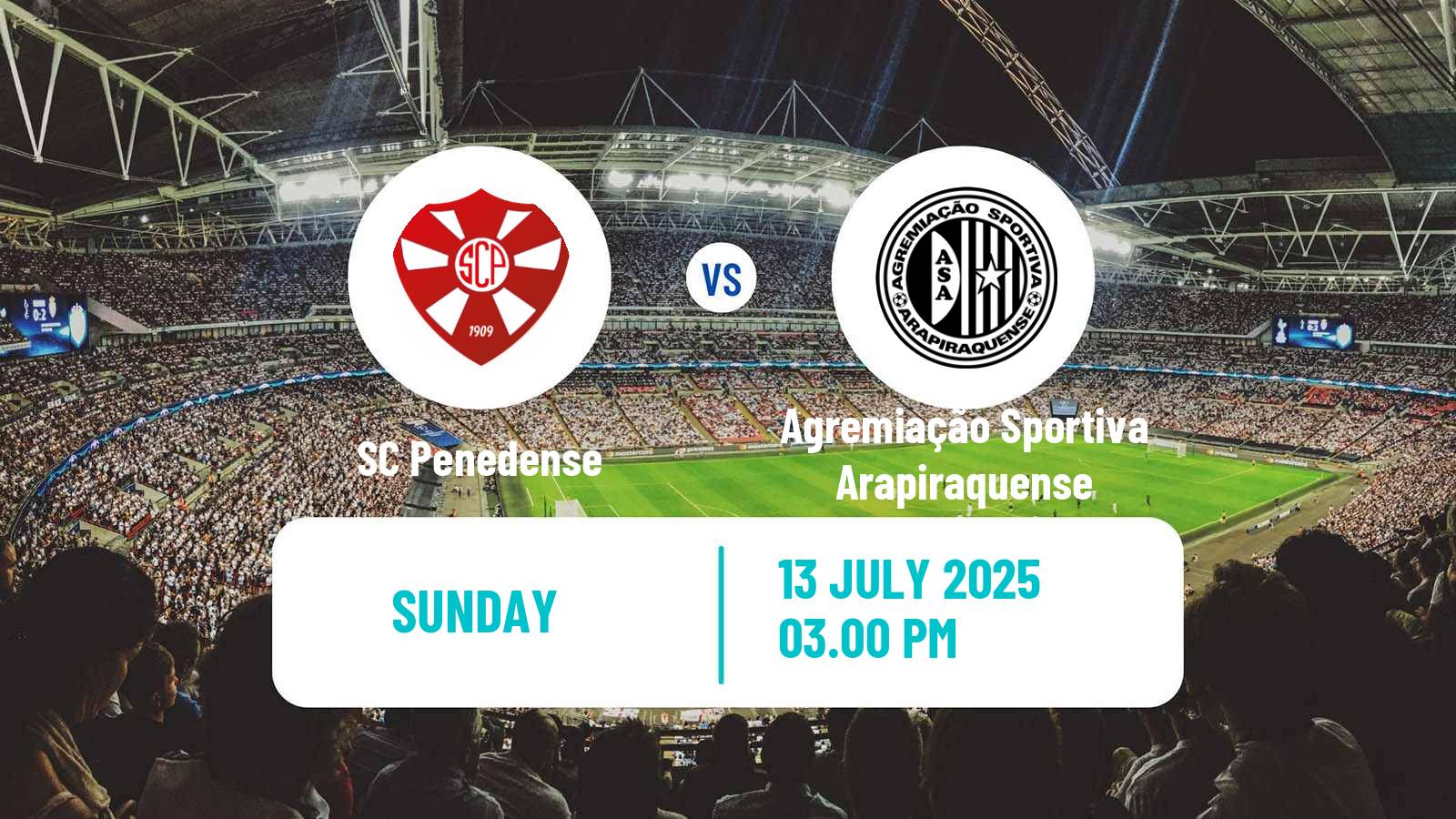 Soccer Brazilian Serie D Penedense - Agremiação Sportiva Arapiraquense