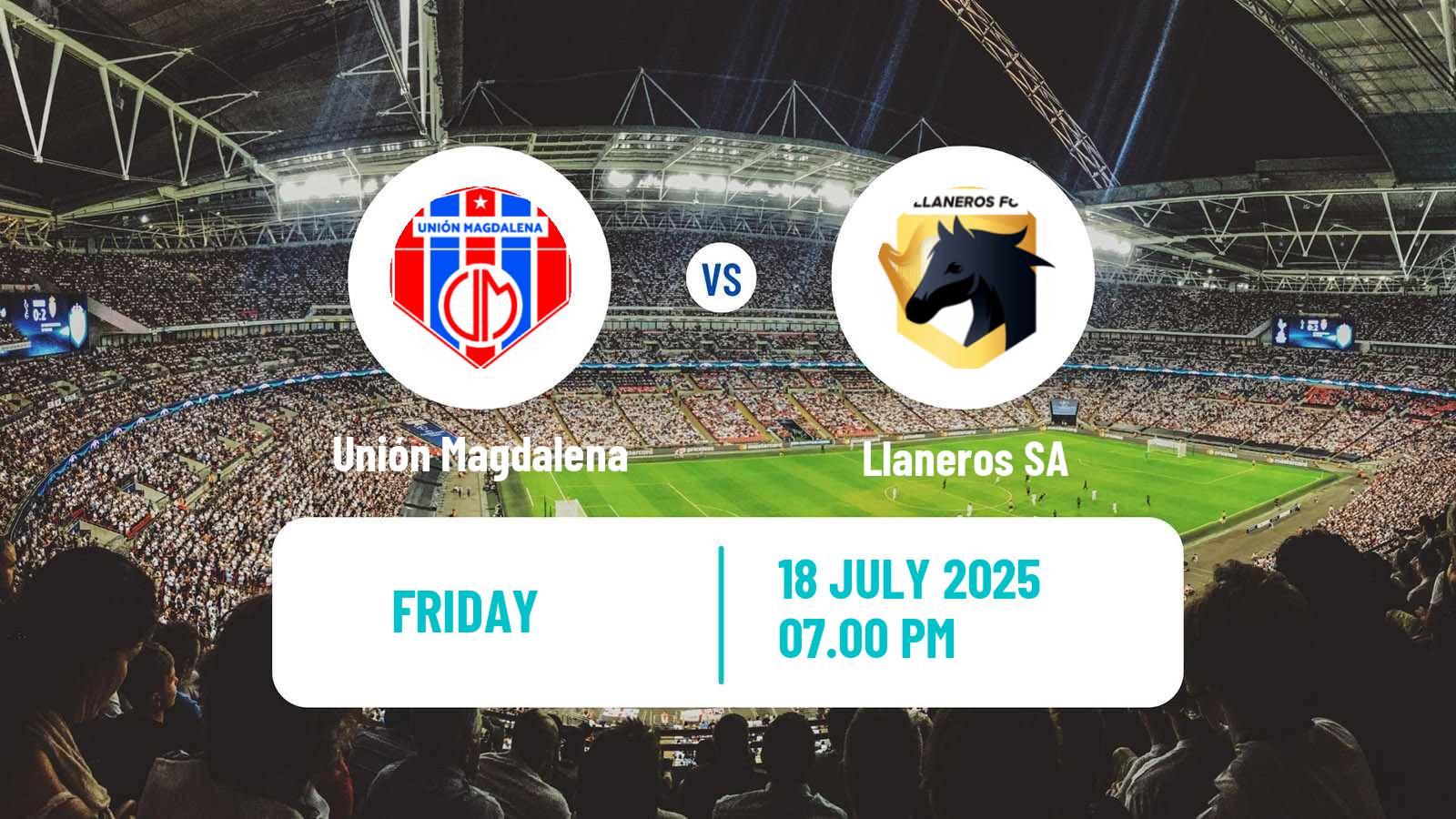 Football Colombian Primera A Unión Magdalena - Llaneros SA