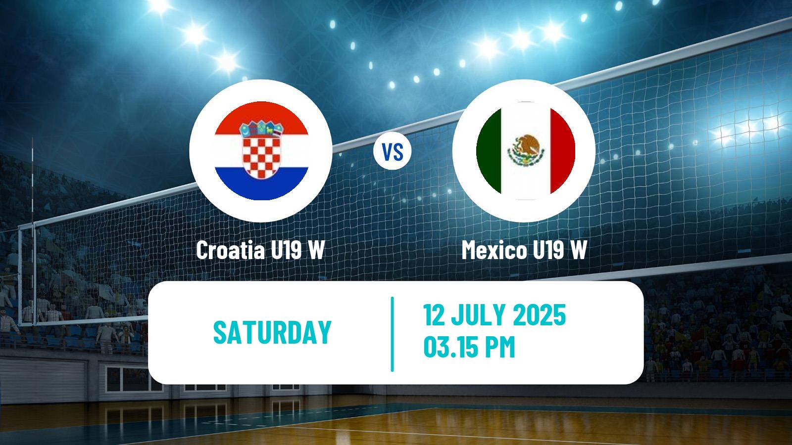 Volleyball World Championship U19 Volleyball Women Croatia U19 W - Mexico U19 W