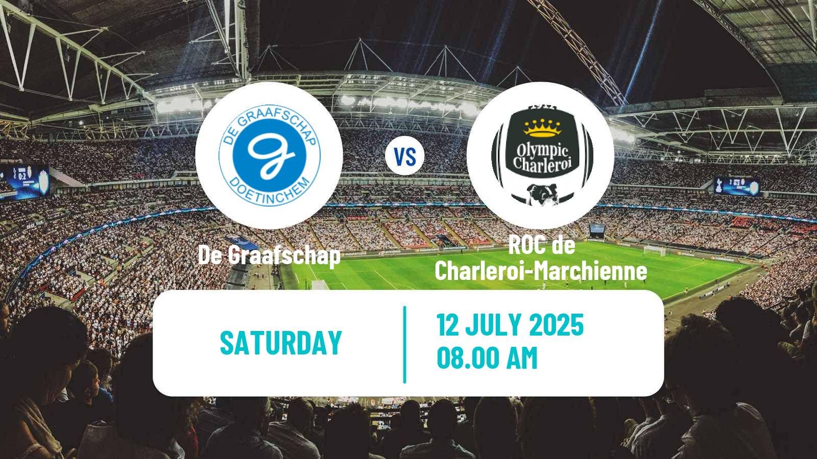 Football Club Friendly De Graafschap - ROC de Charleroi-Marchienne