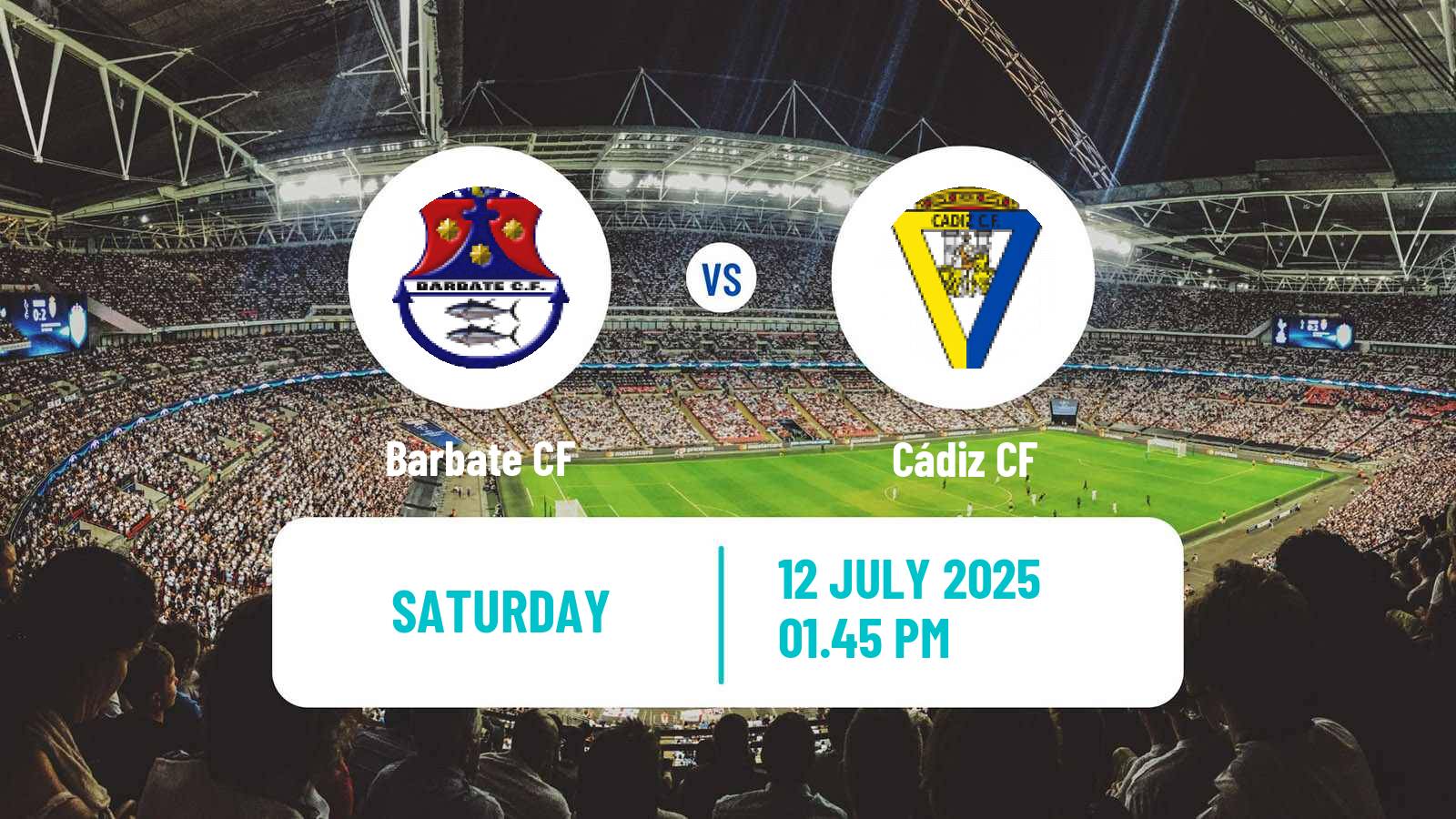 Football Club Friendly Barbate - Cádiz