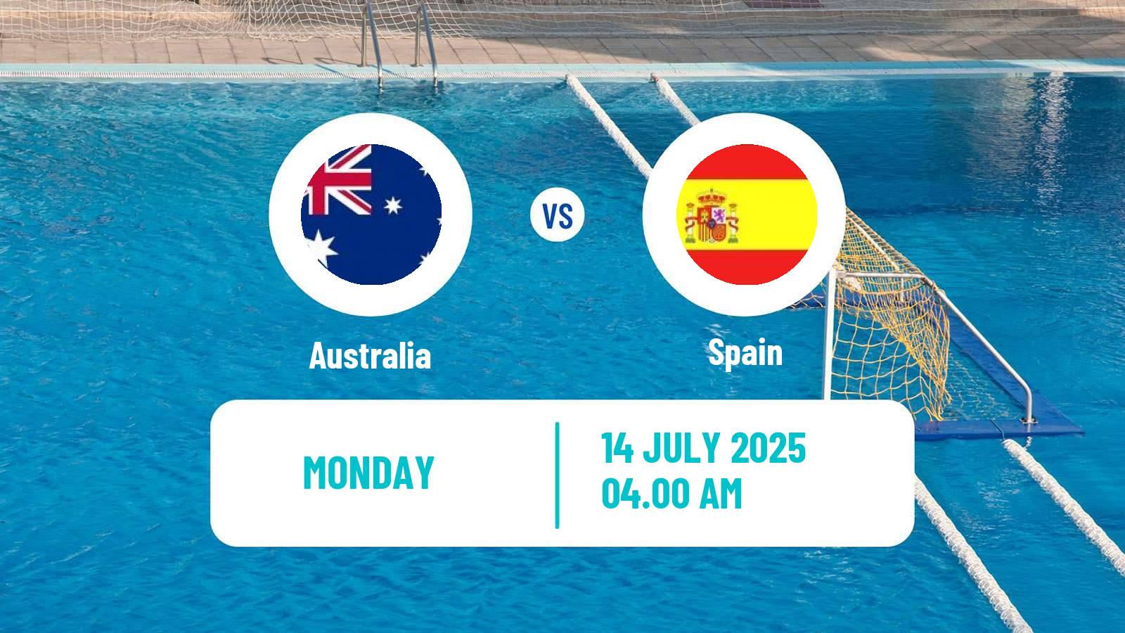 Water polo World Championship Water Polo Australia - Spain