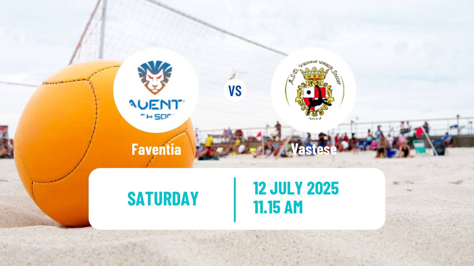 Beach soccer Serie A Faventia - Vastese