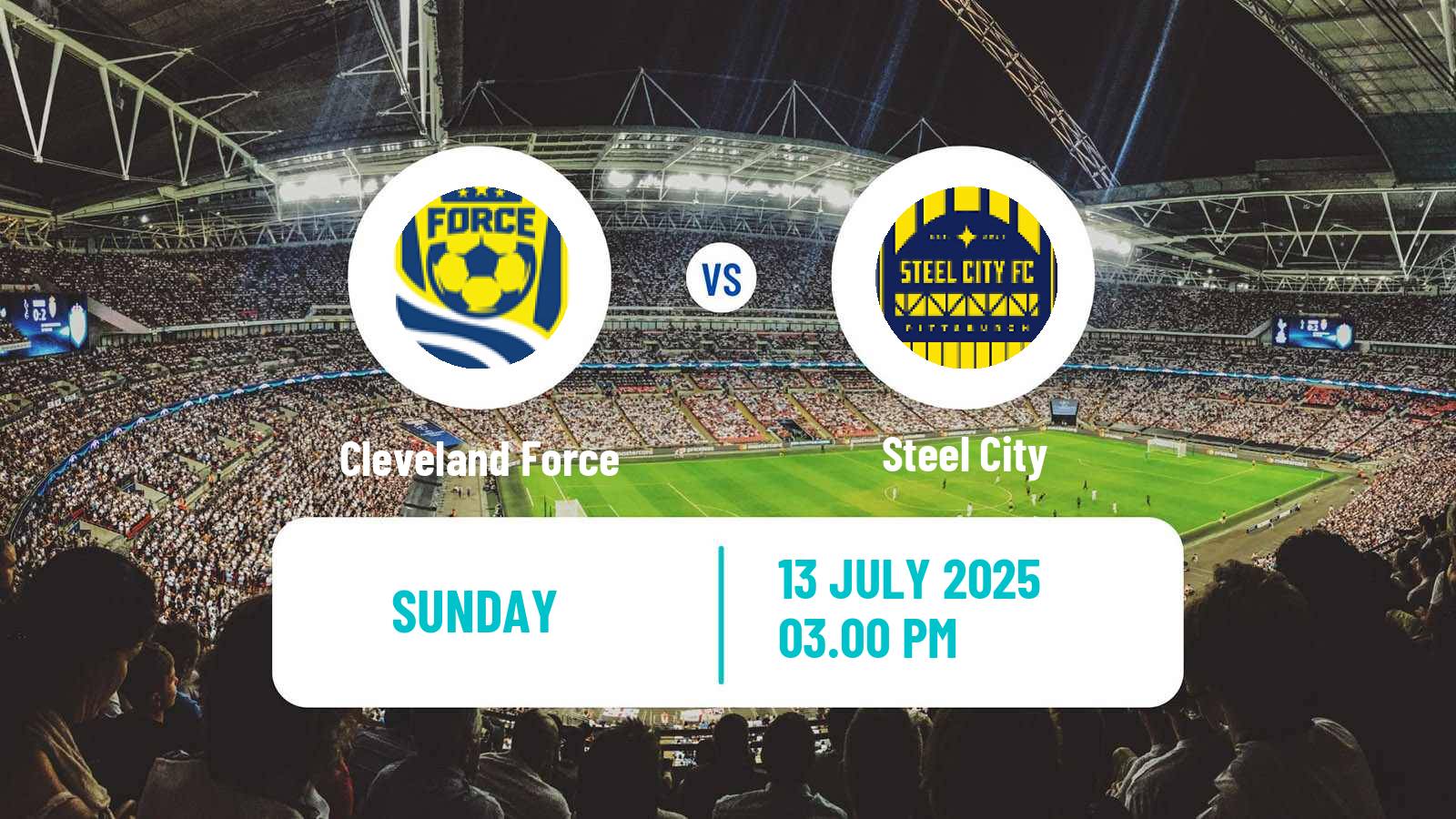 Soccer USL League Two Cleveland Force - Steel City