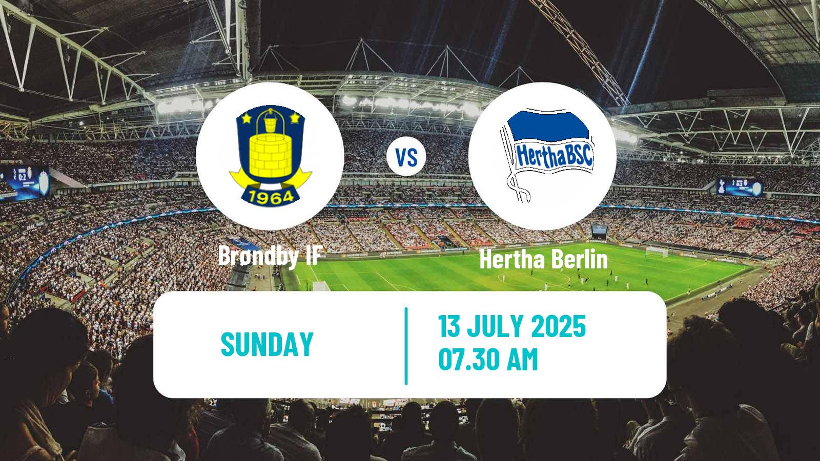 Football Club Friendly Brøndby - Hertha Berlin