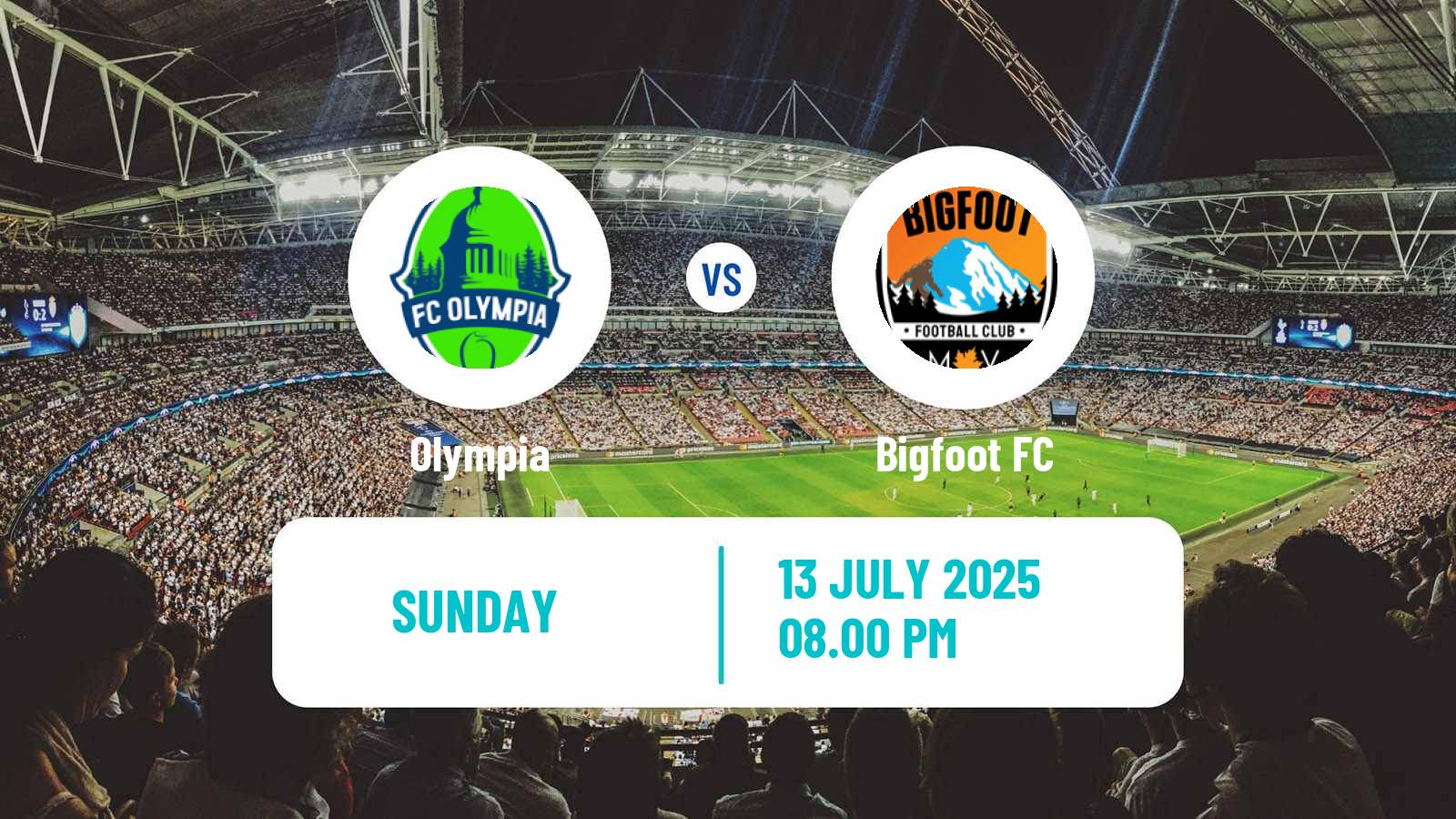 Soccer USL League Two Olympia - Bigfoot
