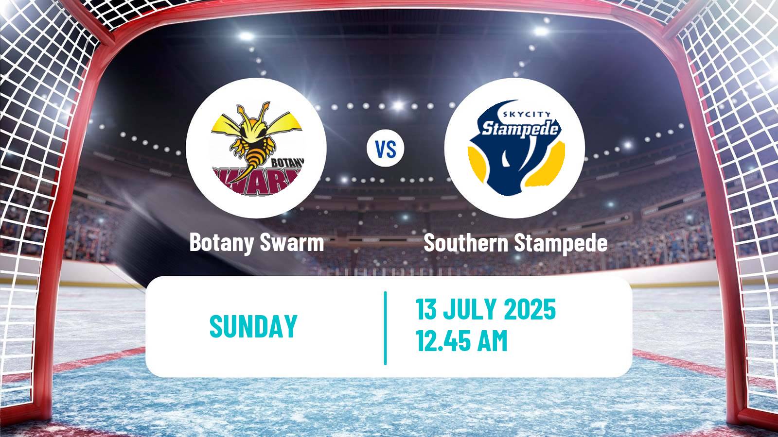 Hockey New Zealand NZIHL Botany Swarm - Southern Stampede