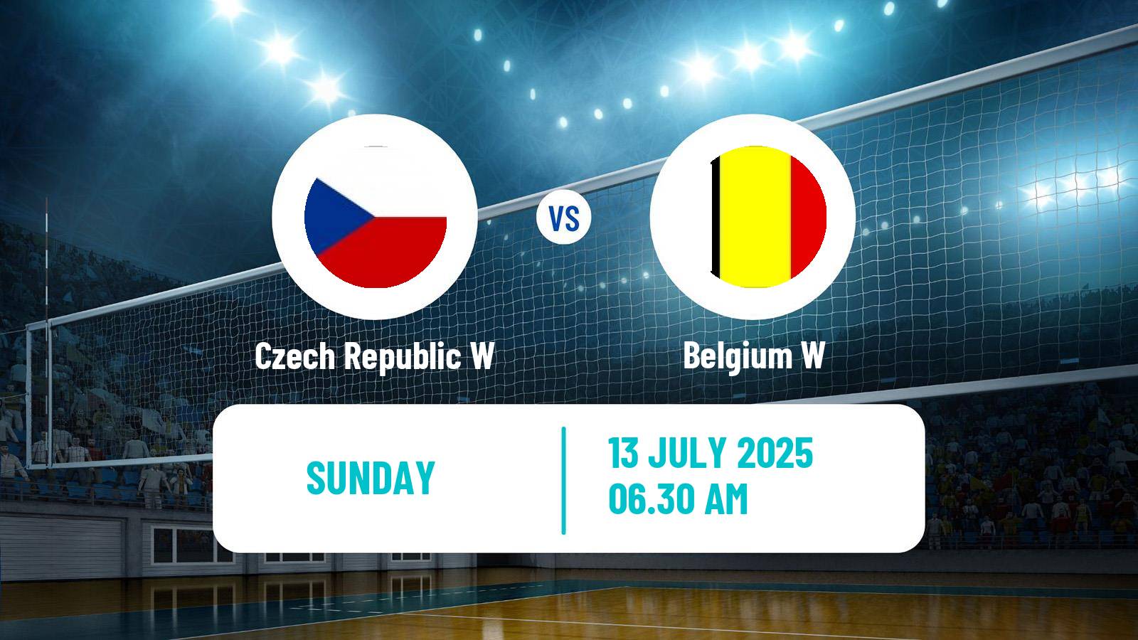 Volleyball Nations League Volleyball Women Czech Republic W - Belgium W