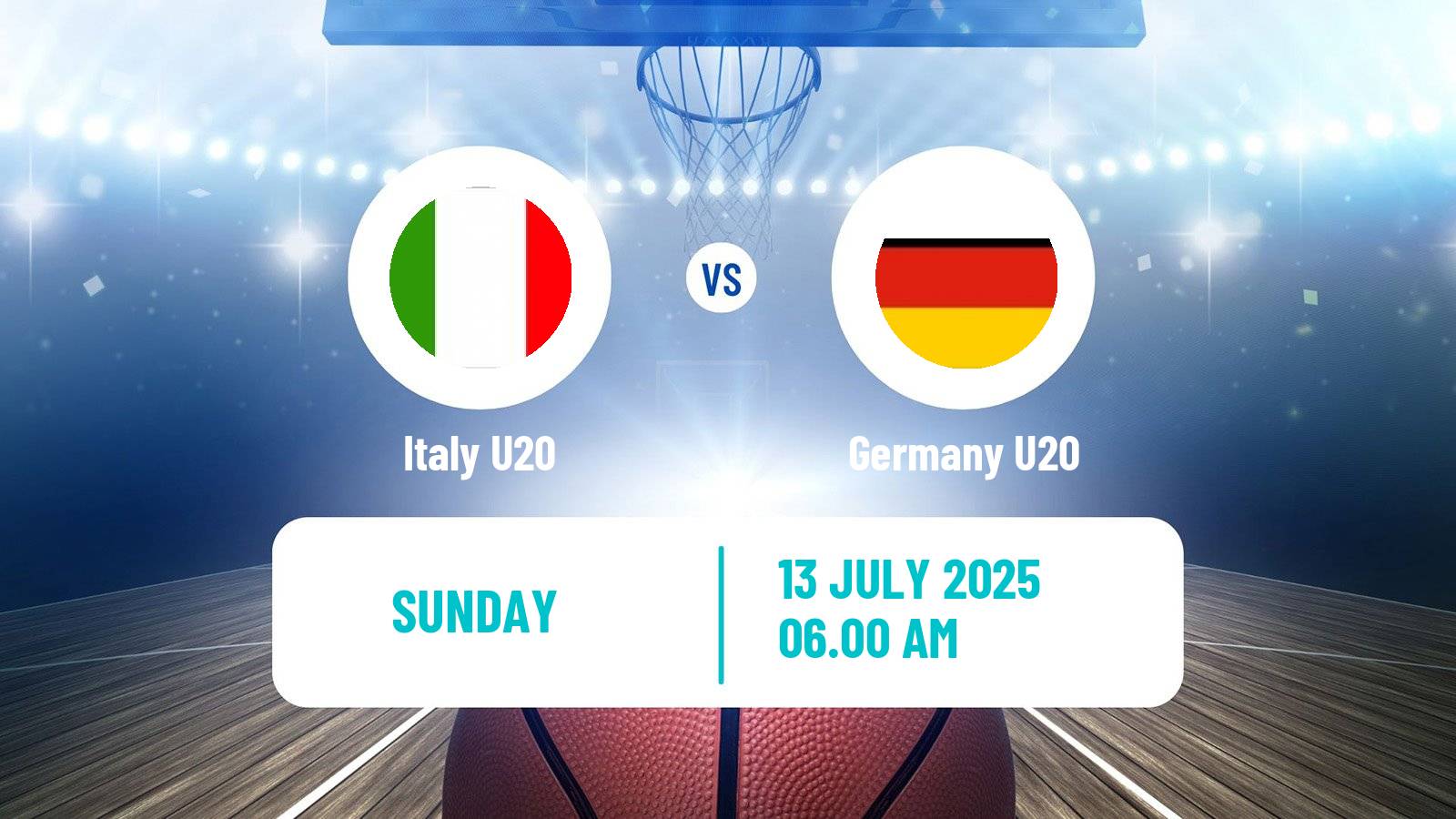Basketball EuroBasket U20 Italy U20 - Germany U20