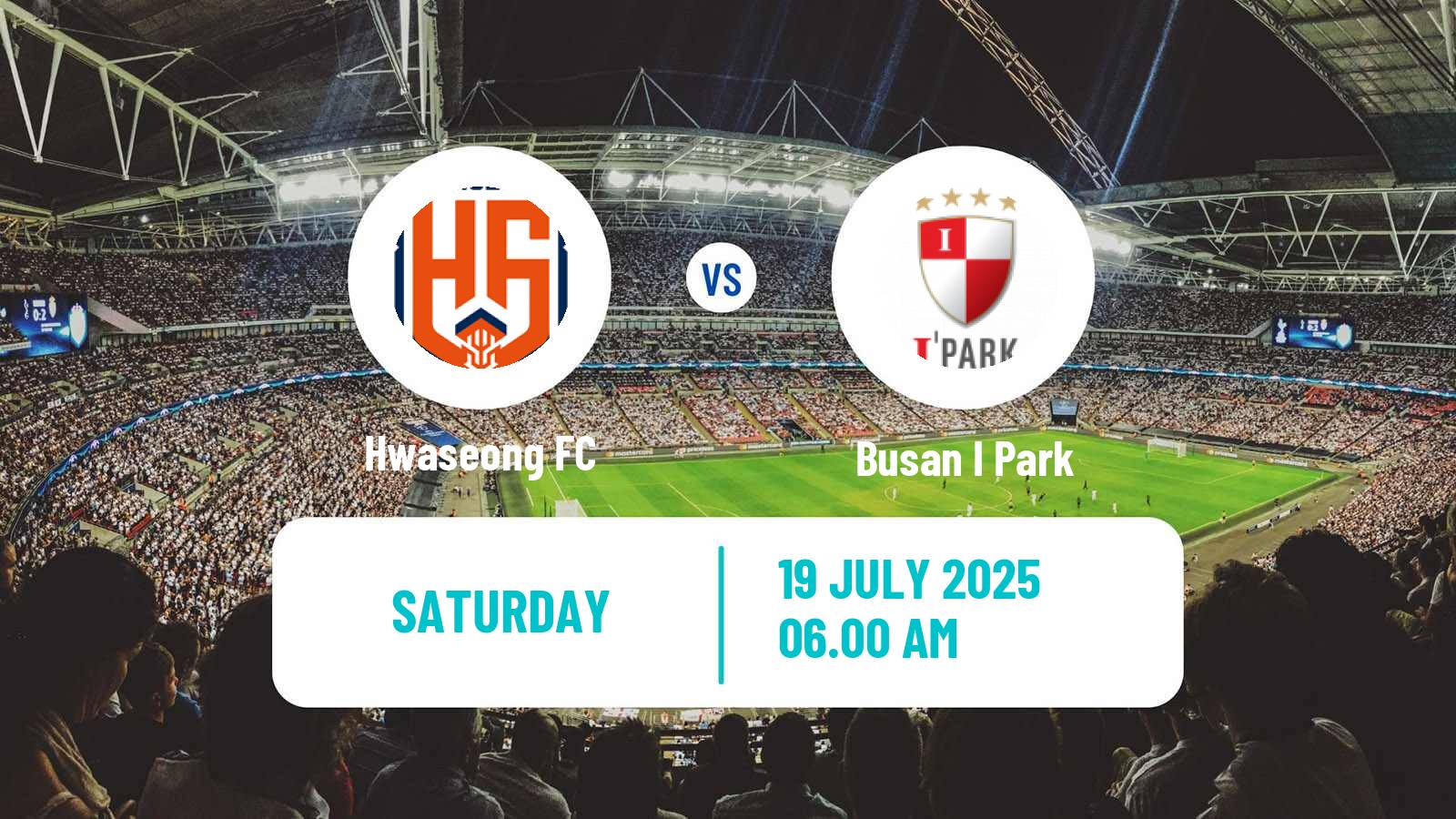Soccer South Korean K-League 2 Hwaseong - Busan I Park