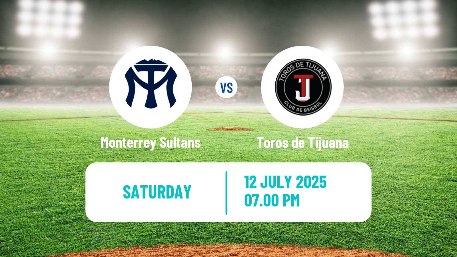 Baseball LMB Monterrey Sultans - Toros de Tijuana