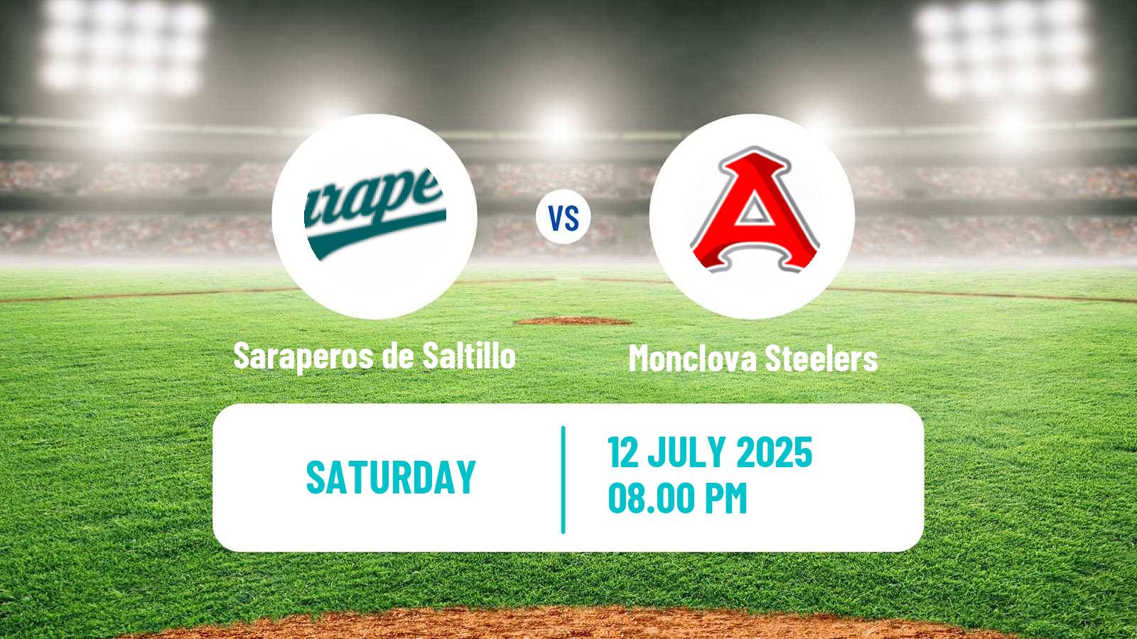 Baseball LMB Saraperos de Saltillo - Monclova Steelers