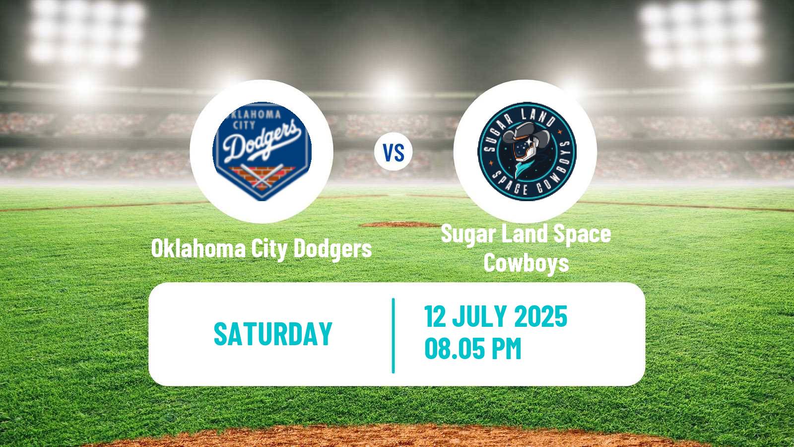 Baseball PCL Oklahoma City Dodgers - Sugar Land Space Cowboys
