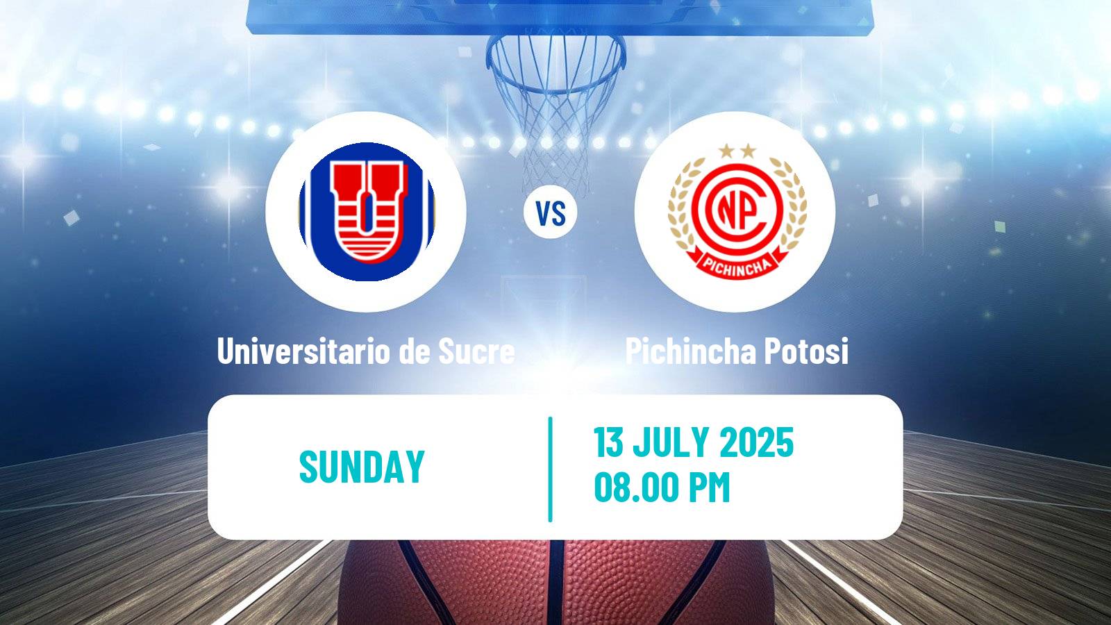 Basketball Bolivian Libobasquet Universitario de Sucre - Pichincha Potosi