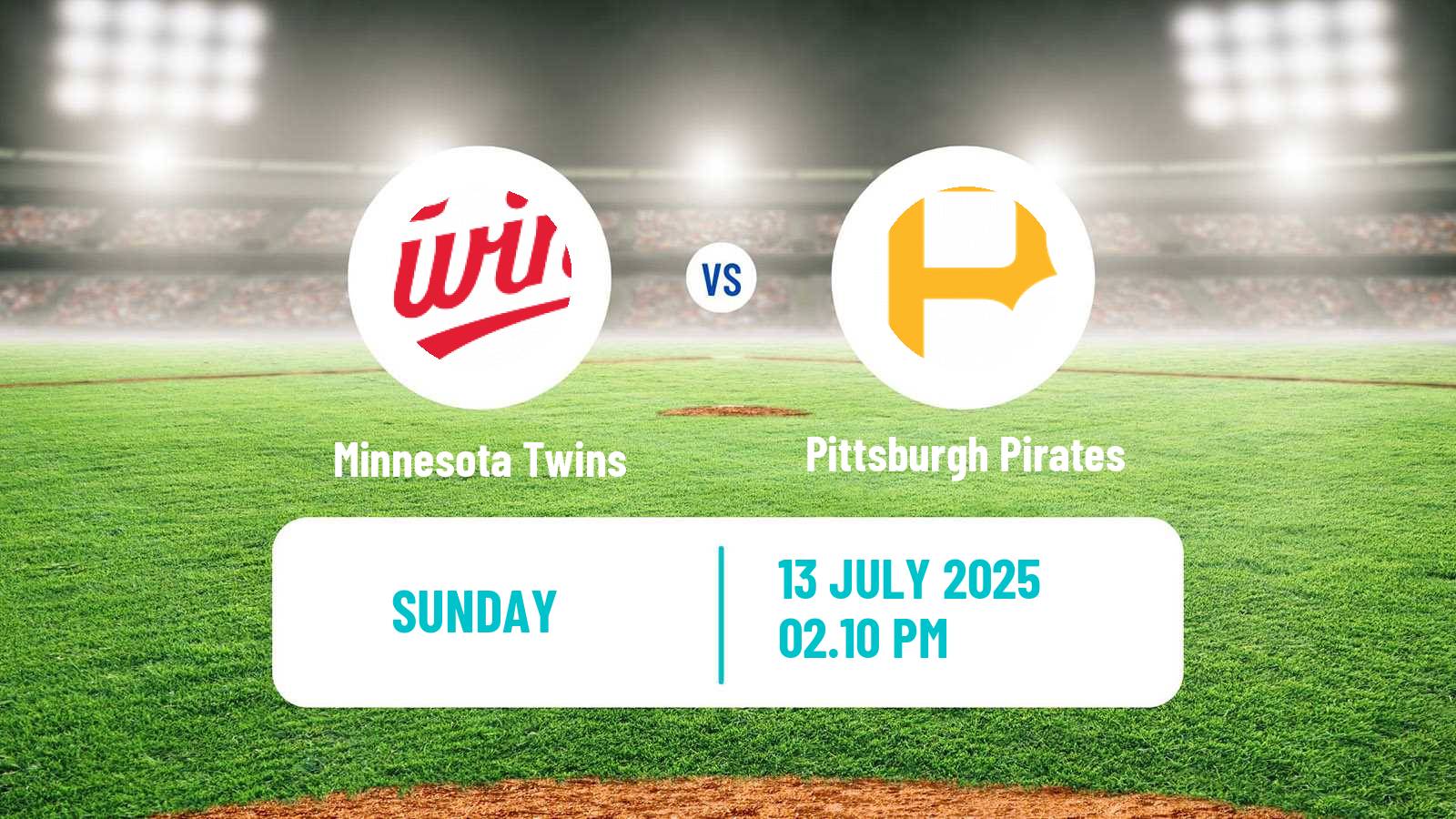 Baseball MLB Minnesota Twins - Pittsburgh Pirates