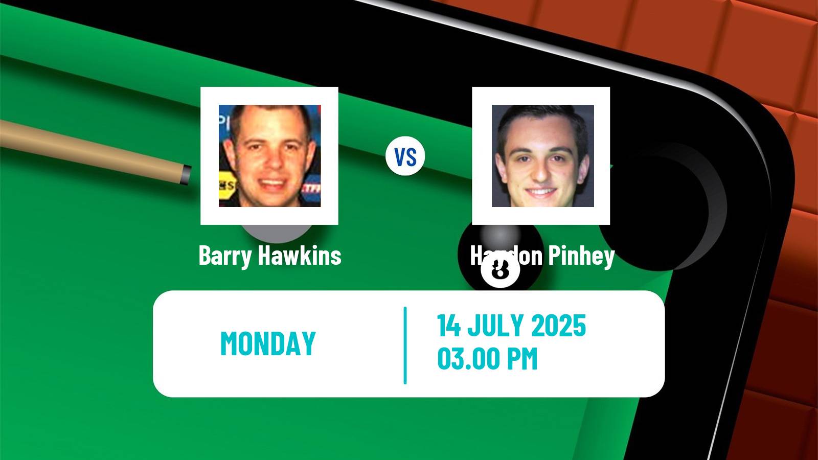 Snooker Championship League Barry Hawkins - Haydon Pinhey