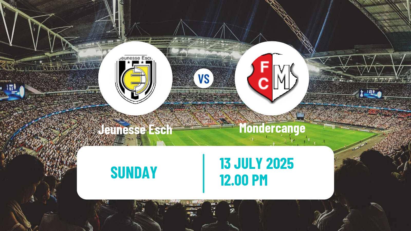 Soccer Club Friendly Jeunesse Esch - Mondercange