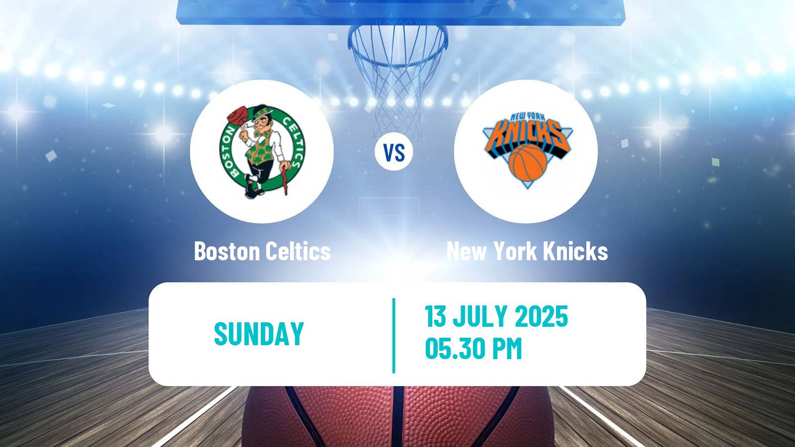 Basketball NBA Las Vegas Summer League Boston Celtics - New York Knicks