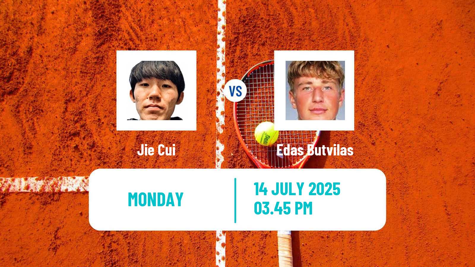 Tennis Pozoblanco Challenger Men Jie Cui - Edas Butvilas