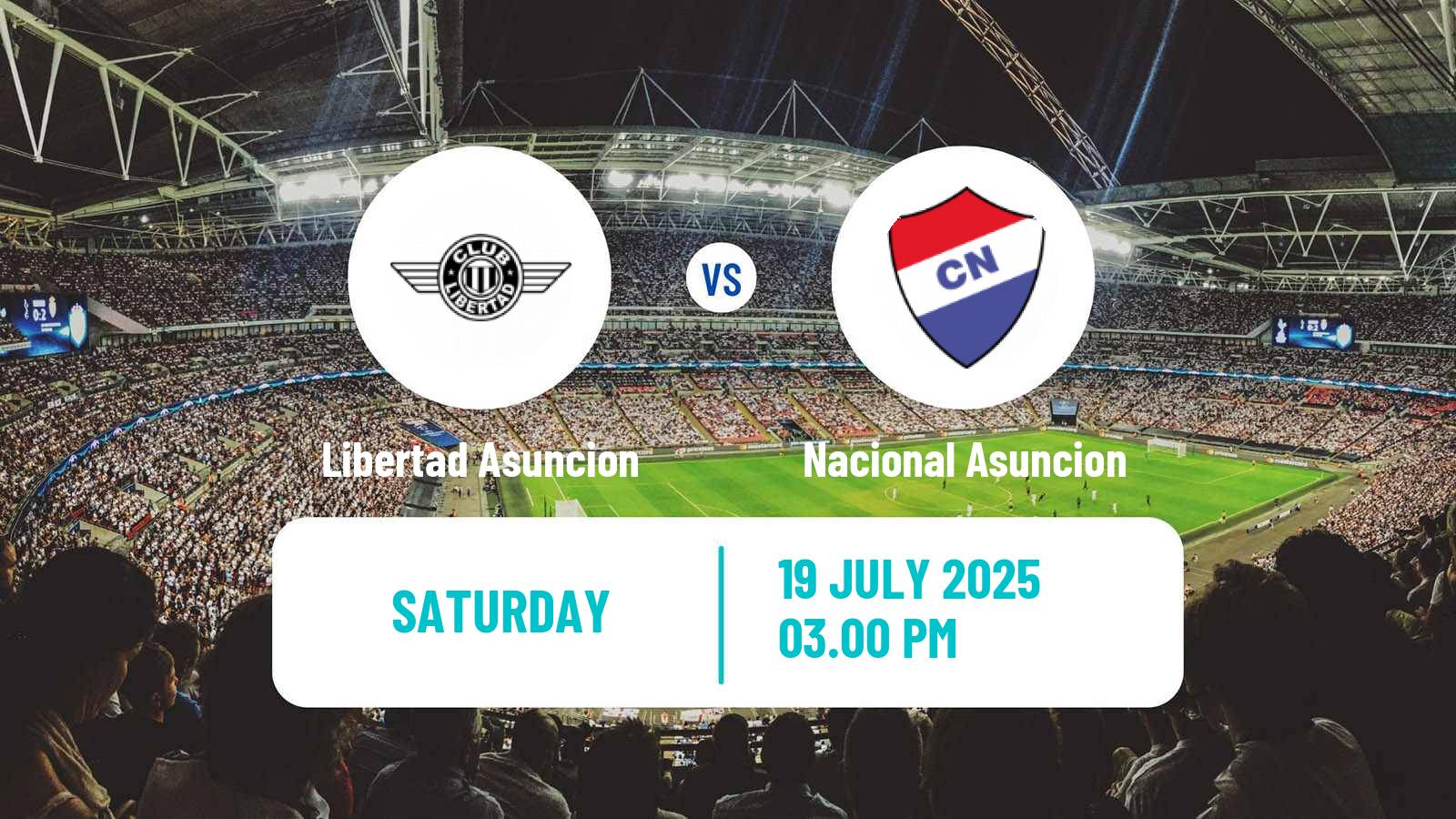 Football Paraguayan Primera Division Libertad Asuncion - Nacional Asuncion