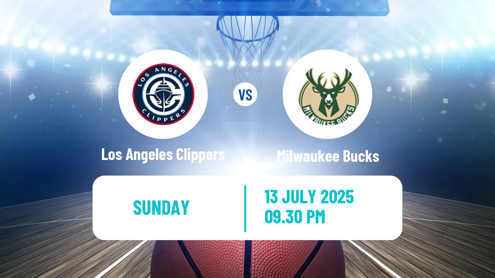 Basketball NBA Las Vegas Summer League Los Angeles Clippers - Milwaukee Bucks