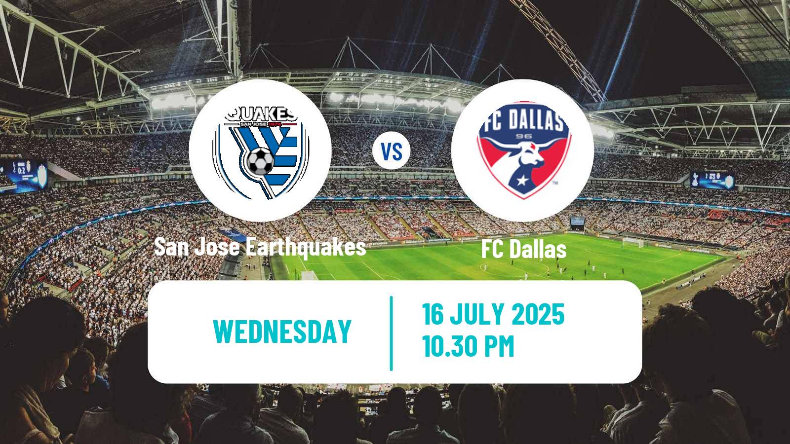 Football MLS San Jose Earthquakes - FC Dallas