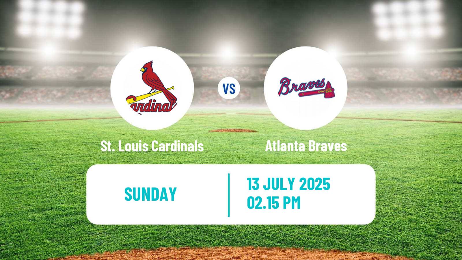 Baseball MLB St. Louis Cardinals - Atlanta Braves