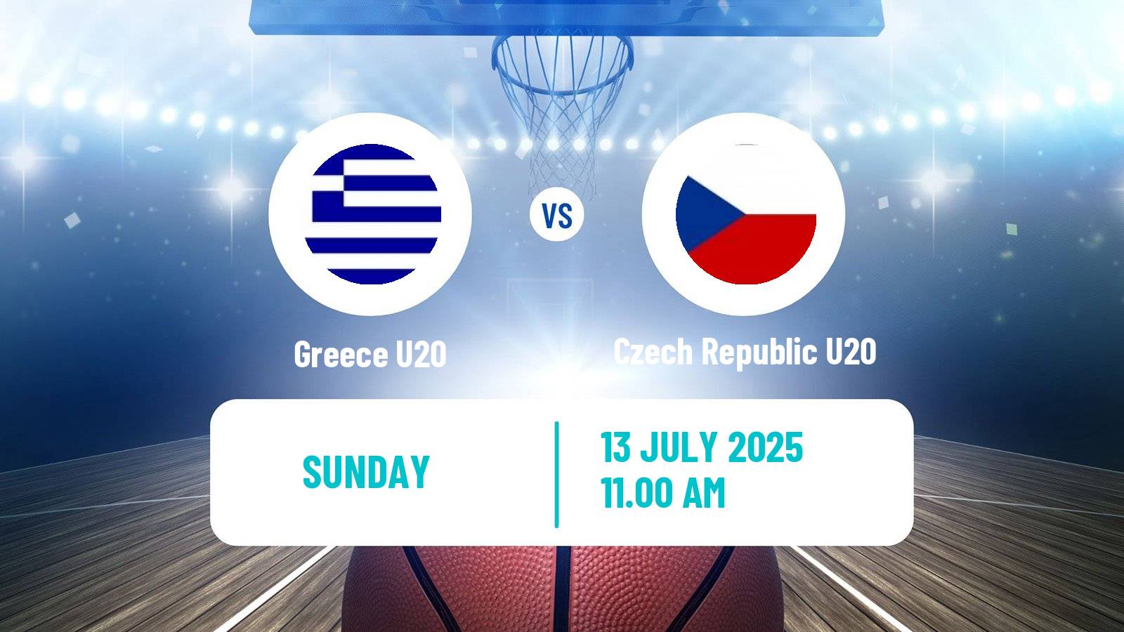 Basketball EuroBasket U20 Greece U20 - Czech Republic U20