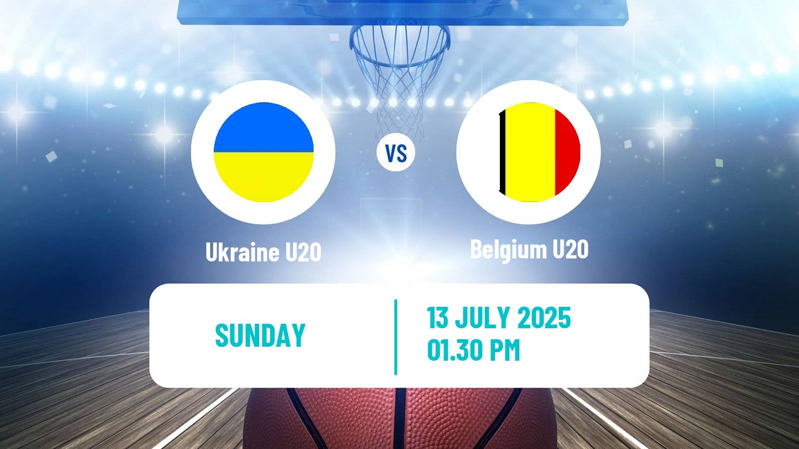 Basketball EuroBasket U20 Ukraine U20 - Belgium U20