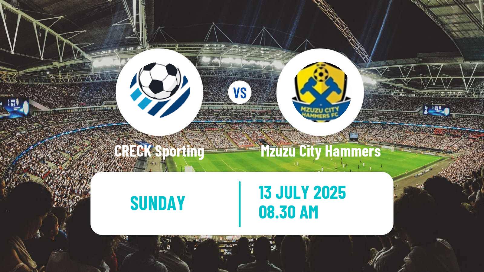 Football Malawi Premier Division CRECK Sporting - Mzuzu City Hammers