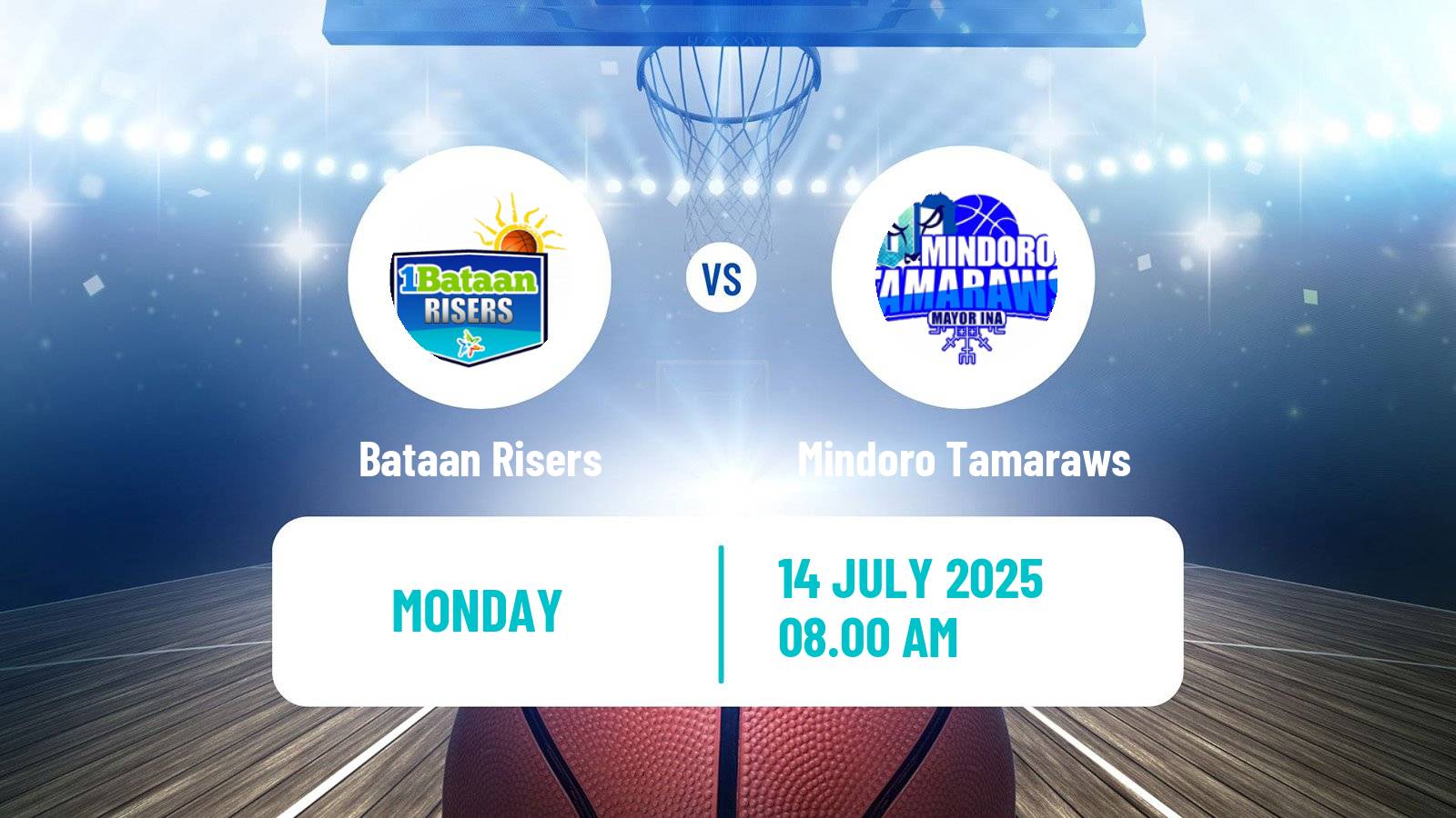 Basketball Philippines MBPL  Bataan Risers - Mindoro Tamaraws