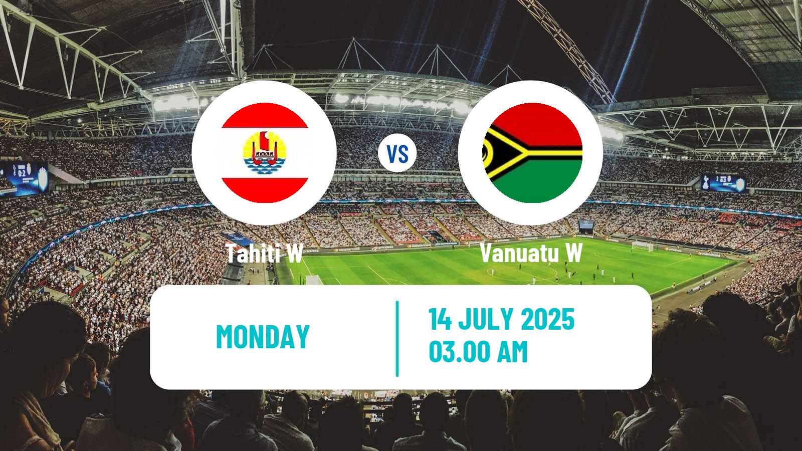 Football OFC Nations Cup Women Tahiti W - Vanuatu W