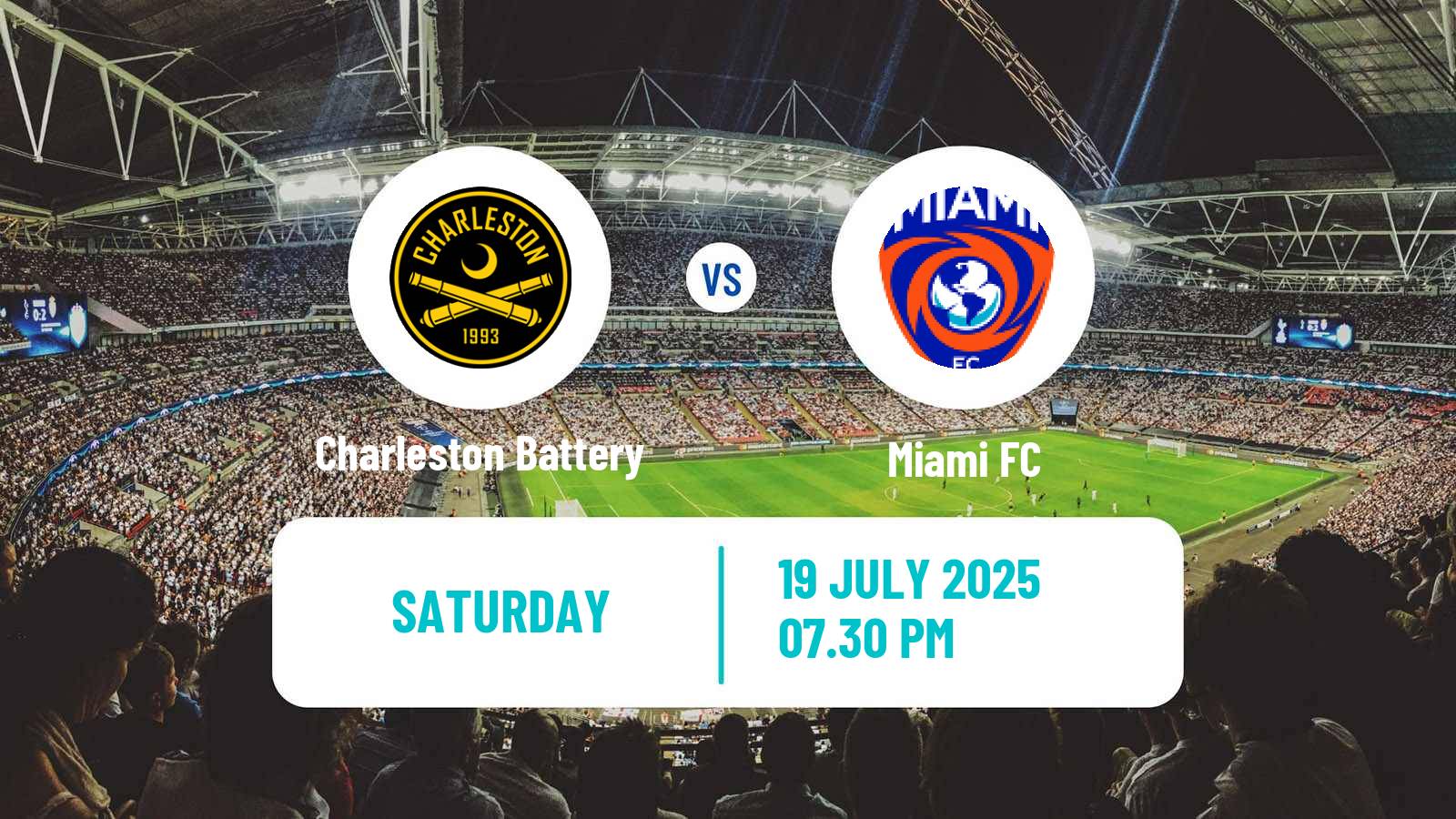 Soccer USL Championship Charleston Battery - Miami