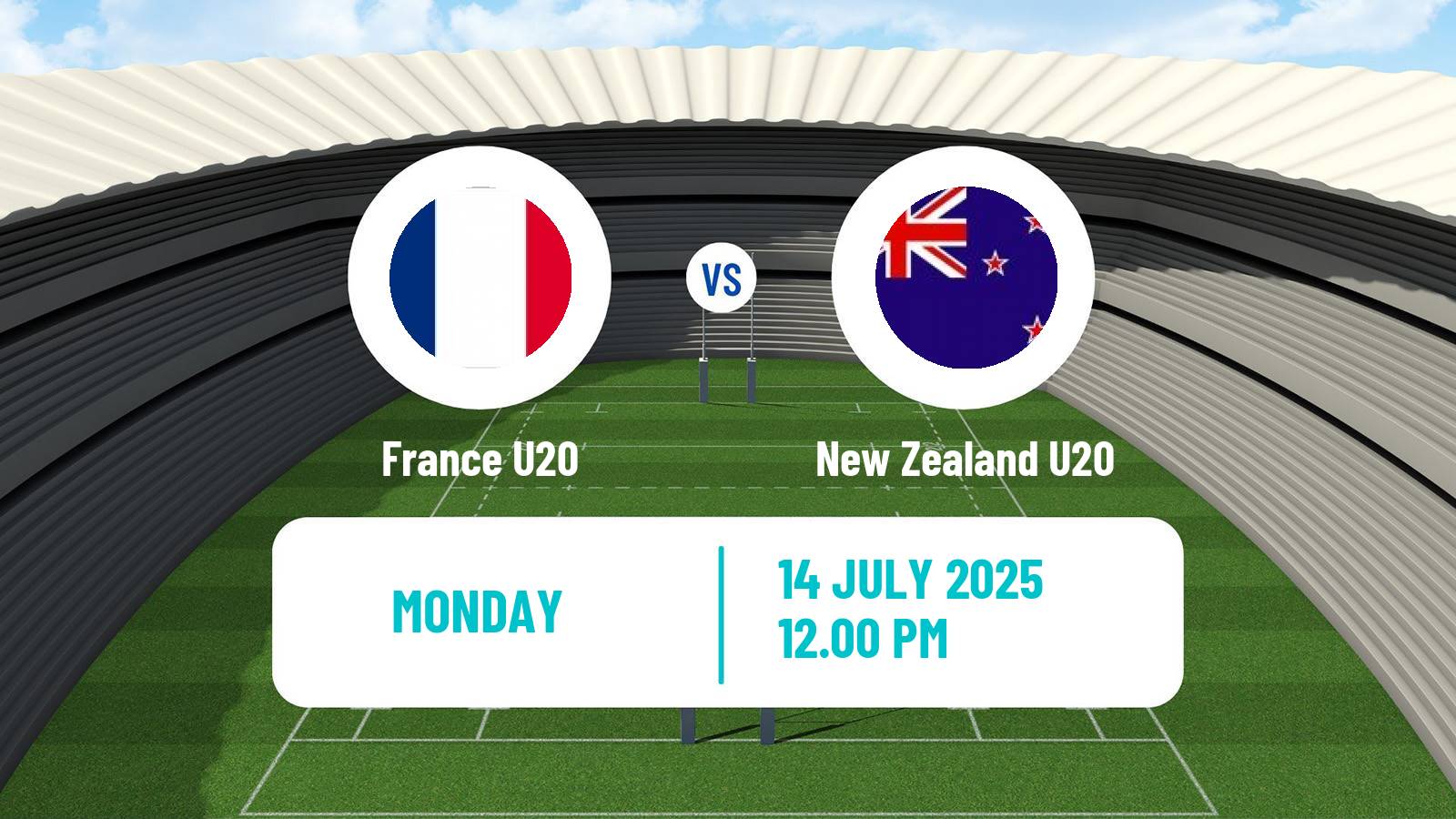Rugby union World Championship U20 Rugby Union France U20 - New Zealand U20