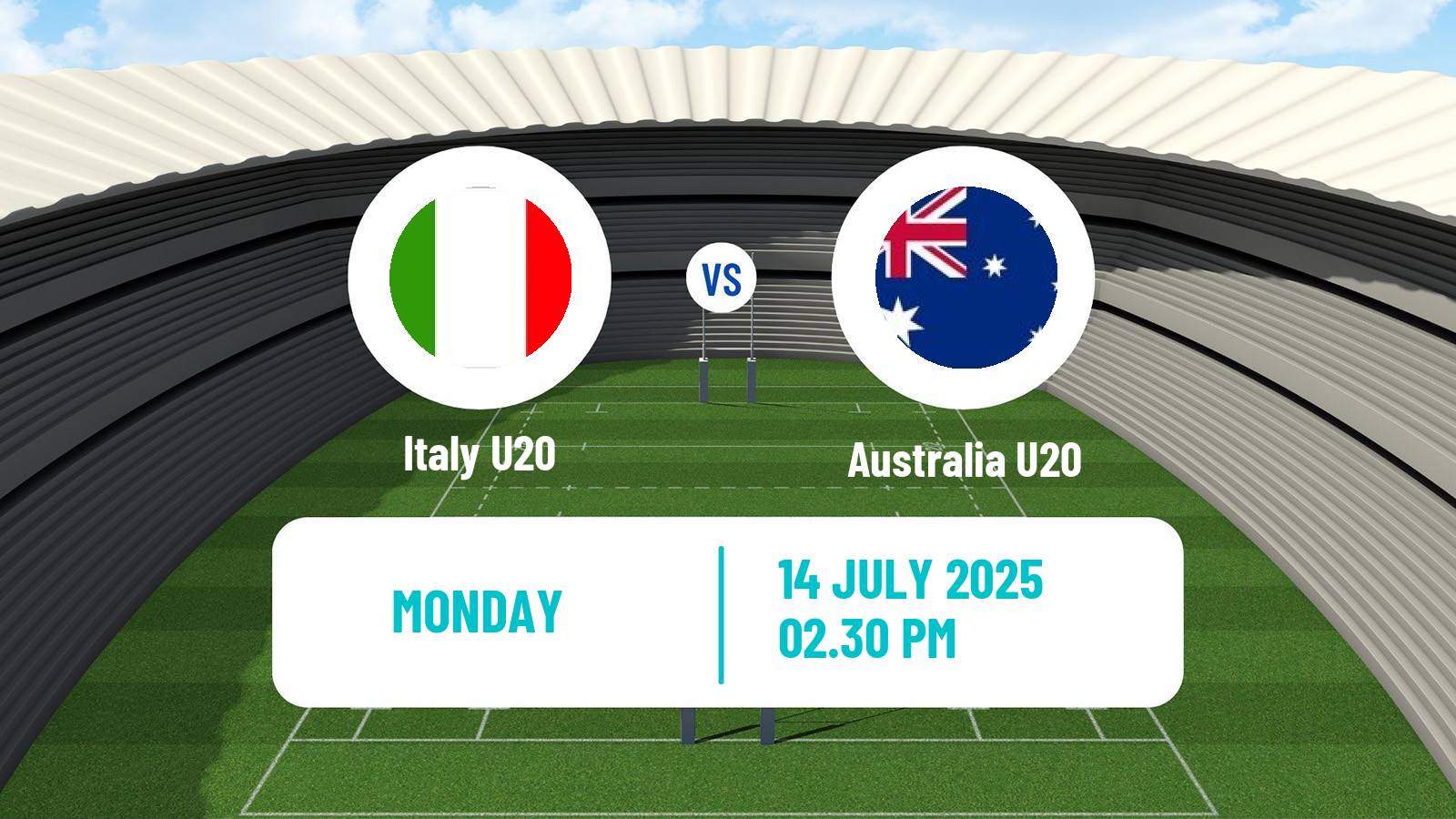 Rugby union World Championship U20 Rugby Union Italy U20 - Australia U20