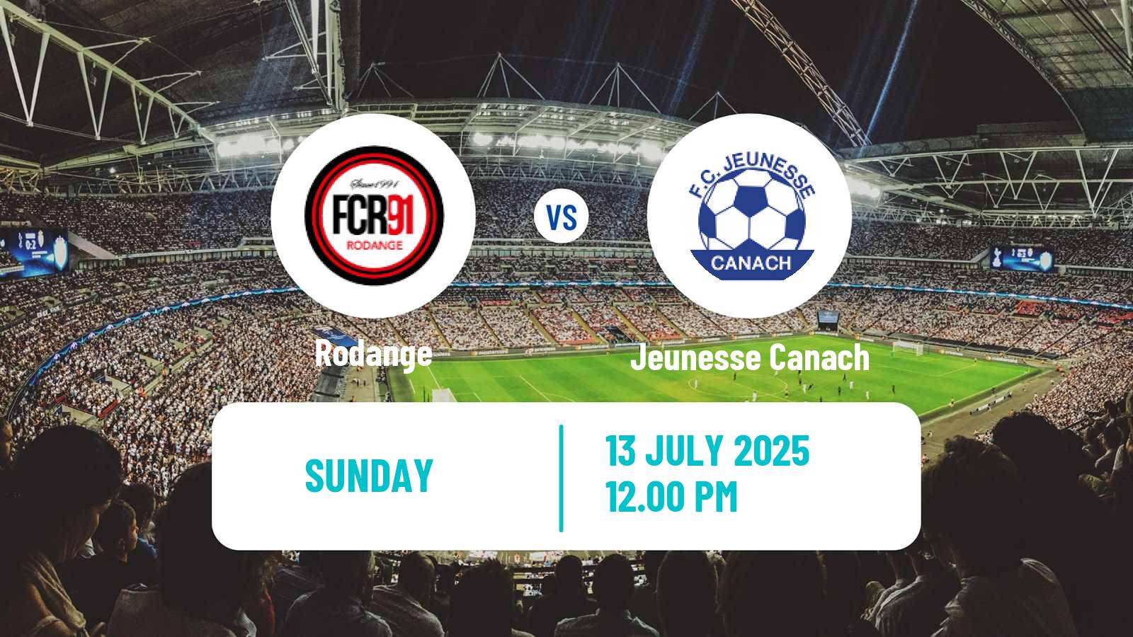 Soccer Club Friendly Rodange - Jeunesse Canach