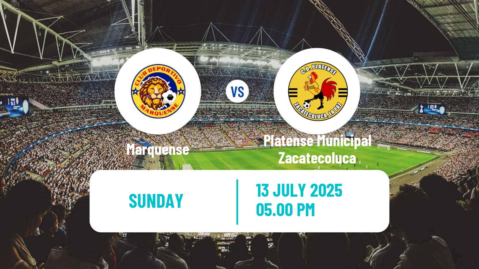 Football Club Friendly Marquense - Platense Municipal Zacatecoluca