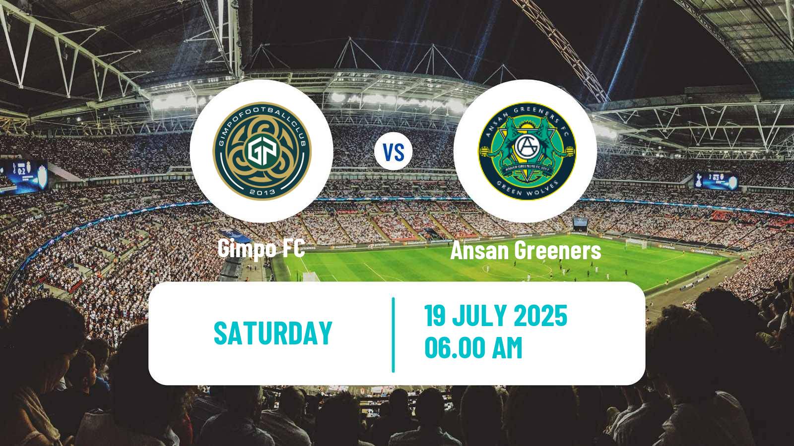 Soccer South Korean K-League 2 Gimpo - Ansan Greeners