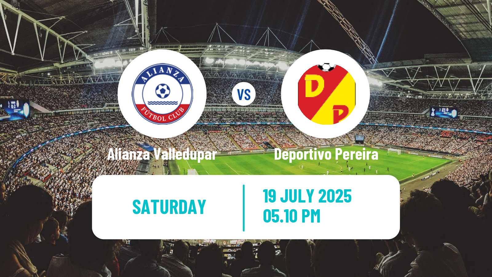Football Colombian Primera A Alianza Valledupar - Deportivo Pereira