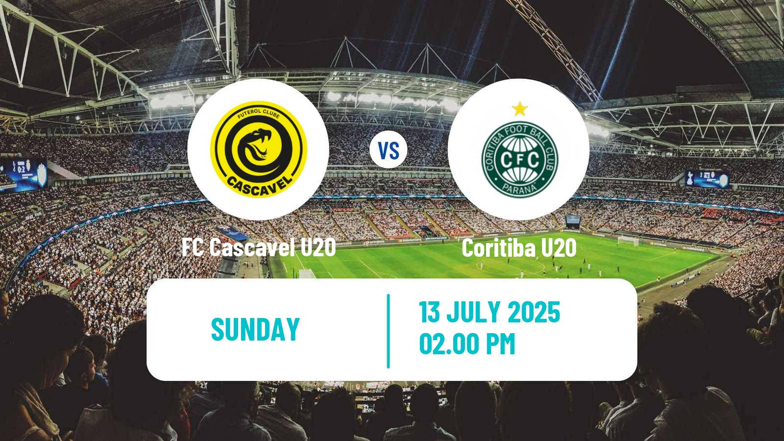 Football Brazilian Paranaense U20 FC Cascavel U20 - Coritiba U20